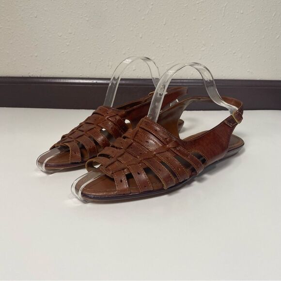 Vintage Life Stride Genuine Leather Huarache Syle Sandal Women's Size 8.5 - Picture 2 of 16